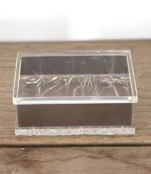 Italian Lucite and Chrome Box DA3014164
