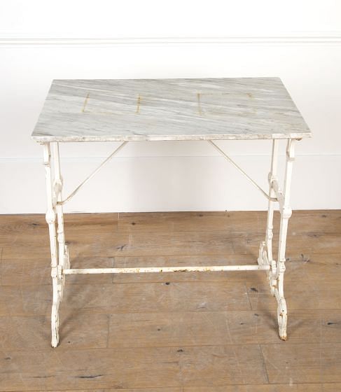 19th Century French Marble Top Bistro Table CO7121190