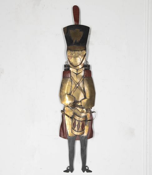 Mid 20th Century Brass Wall Sculpture of a Soldier DA2924655
