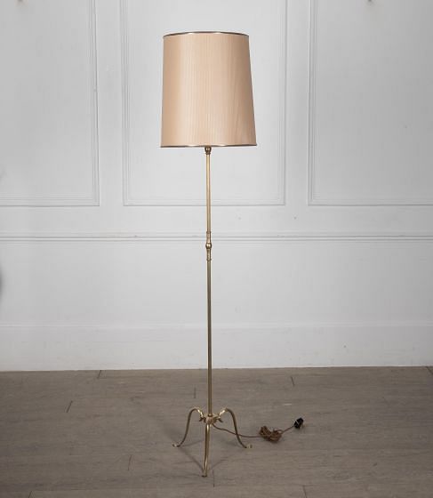 Mid-Century Brass Rise and Fall Floor Lamp LF3030802