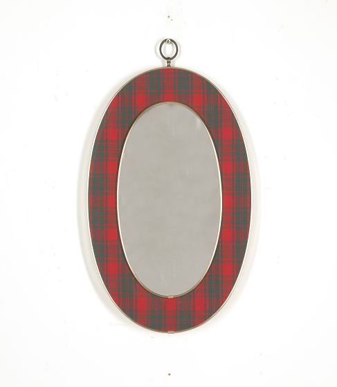 Italian Mid Century Tartan Mirror MI2914980