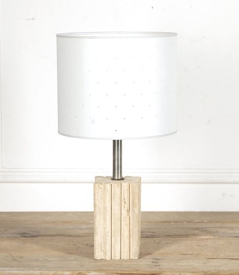 Mid-Century Travertine Table Lamp LT2918604