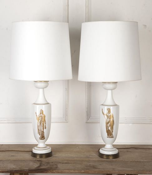 Pair of 20th Century Neo-Classical Style Table Lamps LT4620521
