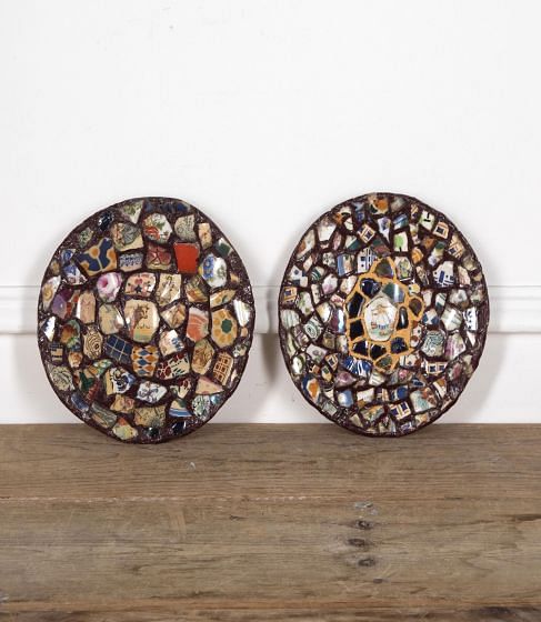 Pair of 19th Century Picassiette Plates DA1532511