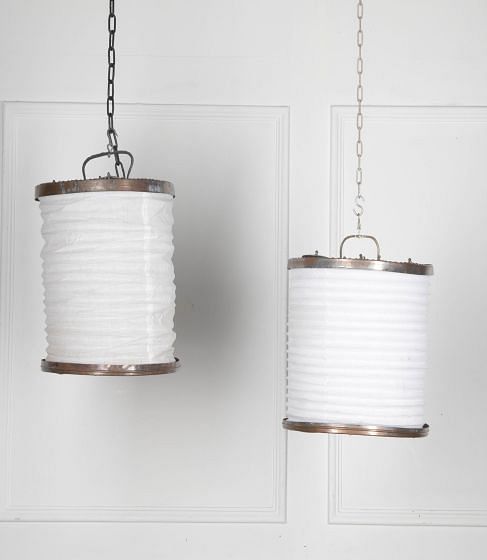 Pair of 20th Century North African Round Hanging Lanterns LL2932700