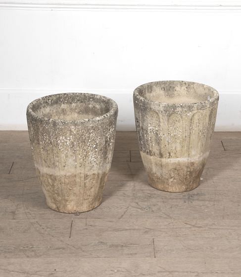 Pair of 20th Century Stone Planters GA2027178