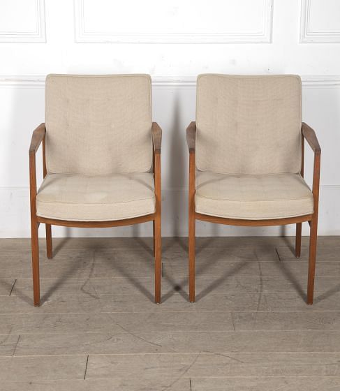 Pair of Armchairs by Vincent Cafiero for Knoll International CH2923904