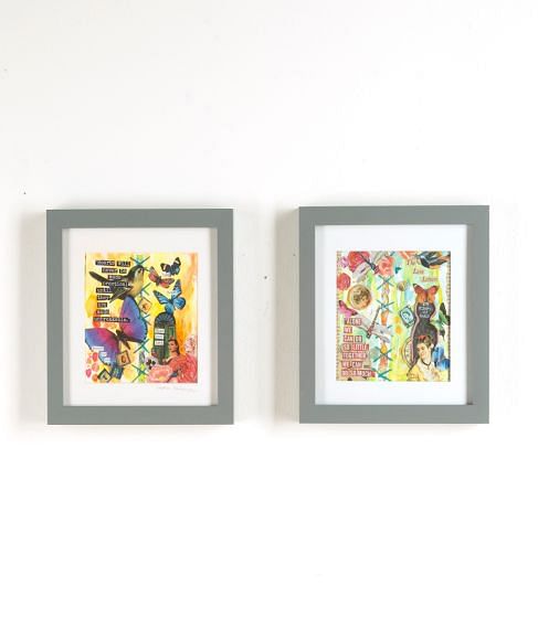 Pair of Contemporary Collages WD3010391