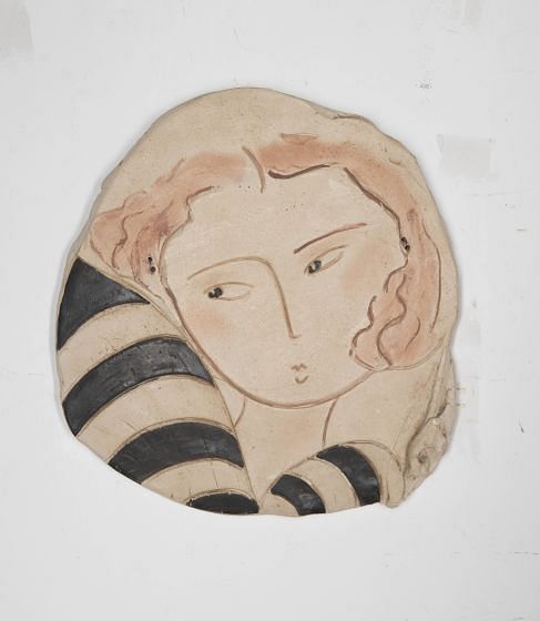 20th Century French Plaque Visage WD2925523