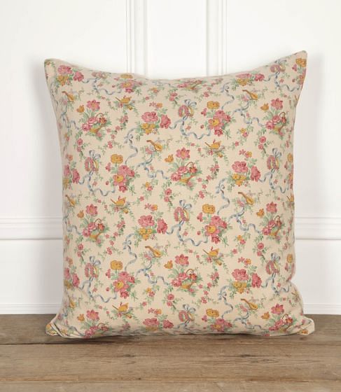 20th Century Printed Linen Cushion RT9026524