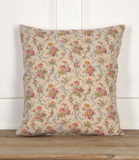 20th Century Printed Linen Cushion RT9026523