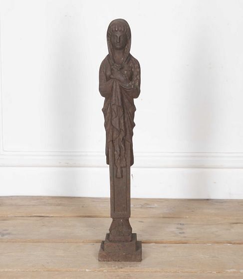 Regency Caryatid Cast Iron Fire Grate Jamb DA0927795