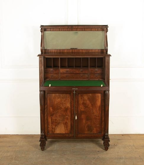 Regency Mahogany Library Writing Cabinet DB0332474
