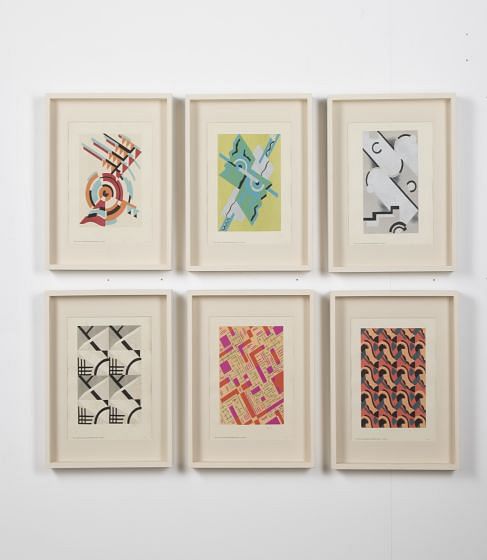 Set of Six Art Deco Designs WD7627457