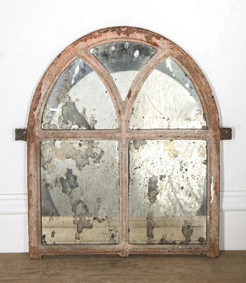 Small 19th Century French Gothic Mirror MI4419986