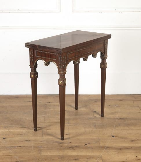 Swedish Brass Card Table TC5818321