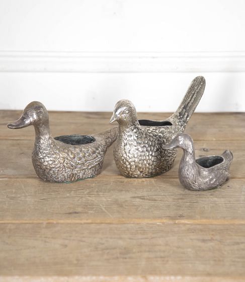 20th Century Set of Three Silver Ducks DA4825587