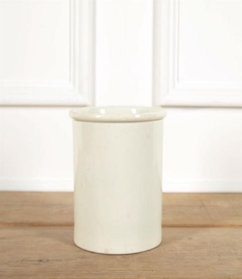 White French Porcelain Straight Sided Jar DA4461549
