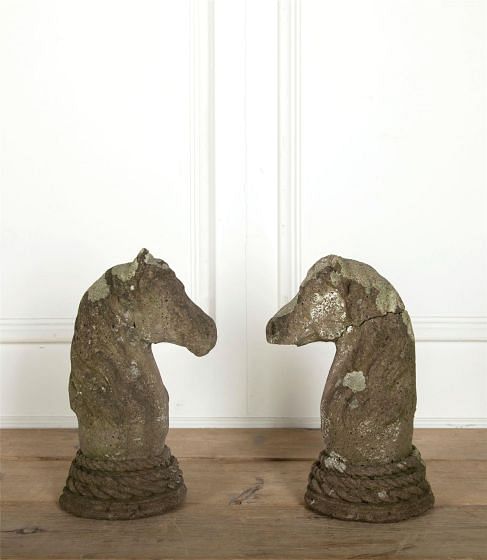 Pair of Italian Horses Heads DA207512