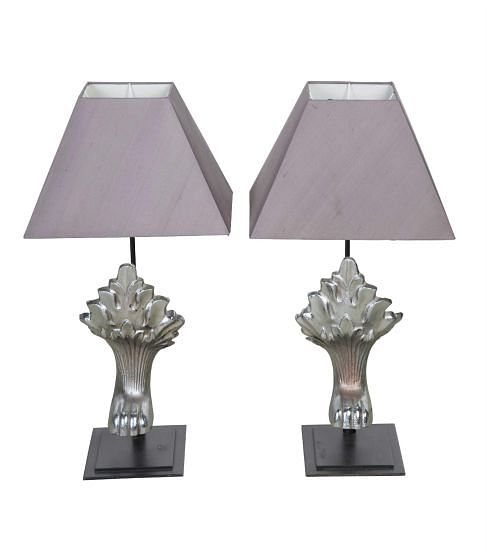 Pair of Nickel Lamps LT4355579