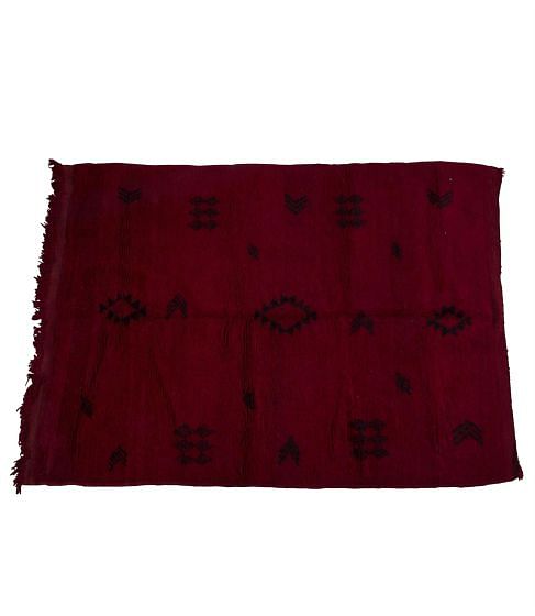 Contemporary Hand-Knotted Berber Rug RT015415