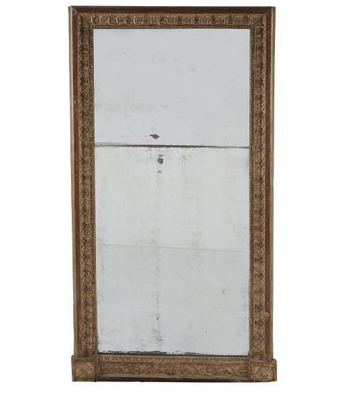 Early 19th Century Carved Wood Gilt Mirror MI2959976