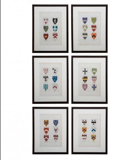 Original Engravings - Coats of Arms WD614158