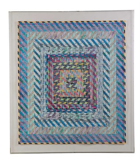 Large Abstract Collage by Mark Templeton WD3055860
