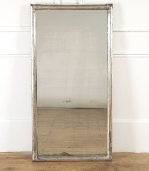 French Water Gilded Silver Bistro Mirror MI7116953