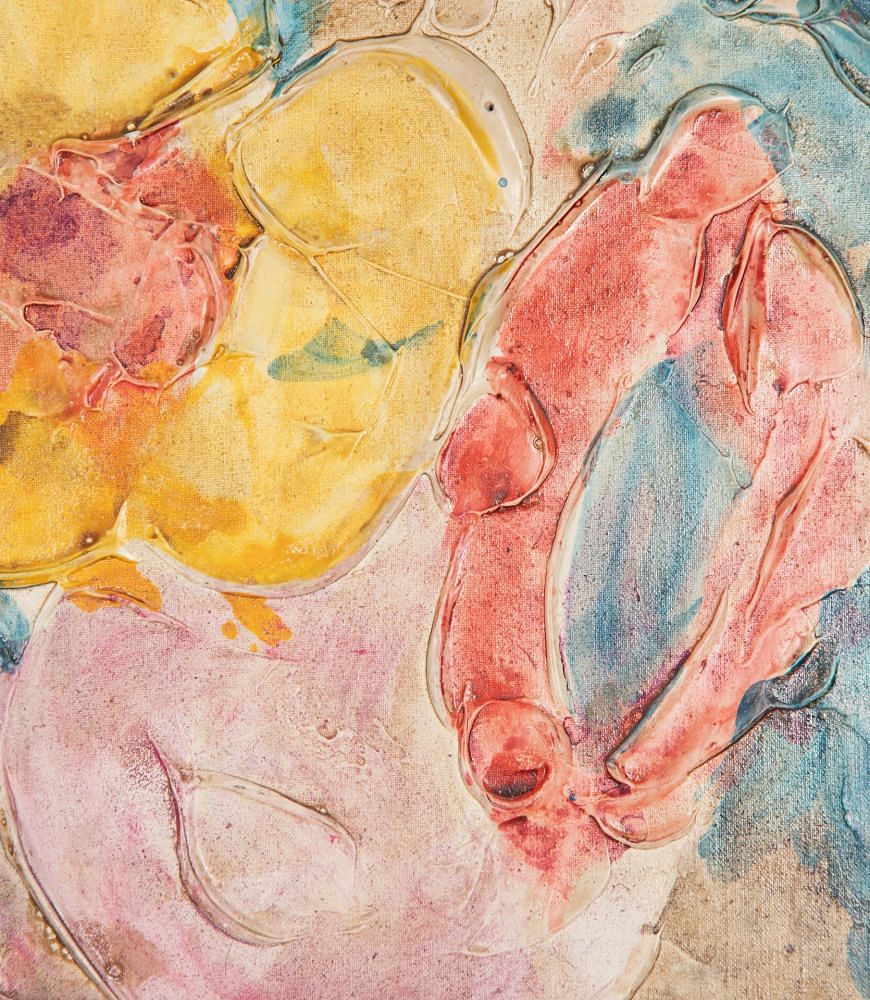 20th Century Abstract Painting on Gesso WD3034862