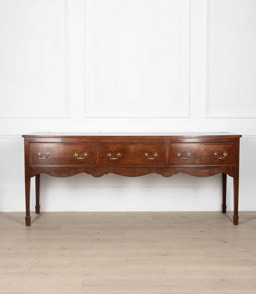 Late 18th Century Oak Serving Table 3836476