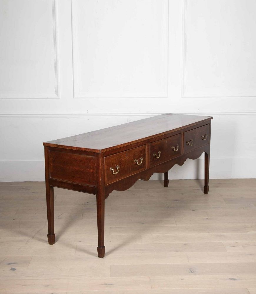 Late 18th Century Oak Serving Table 3836476