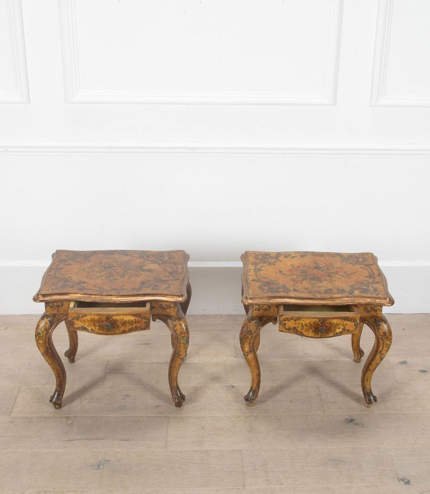 Pair of Italian Louis XV Revival Nightstands BD1538440