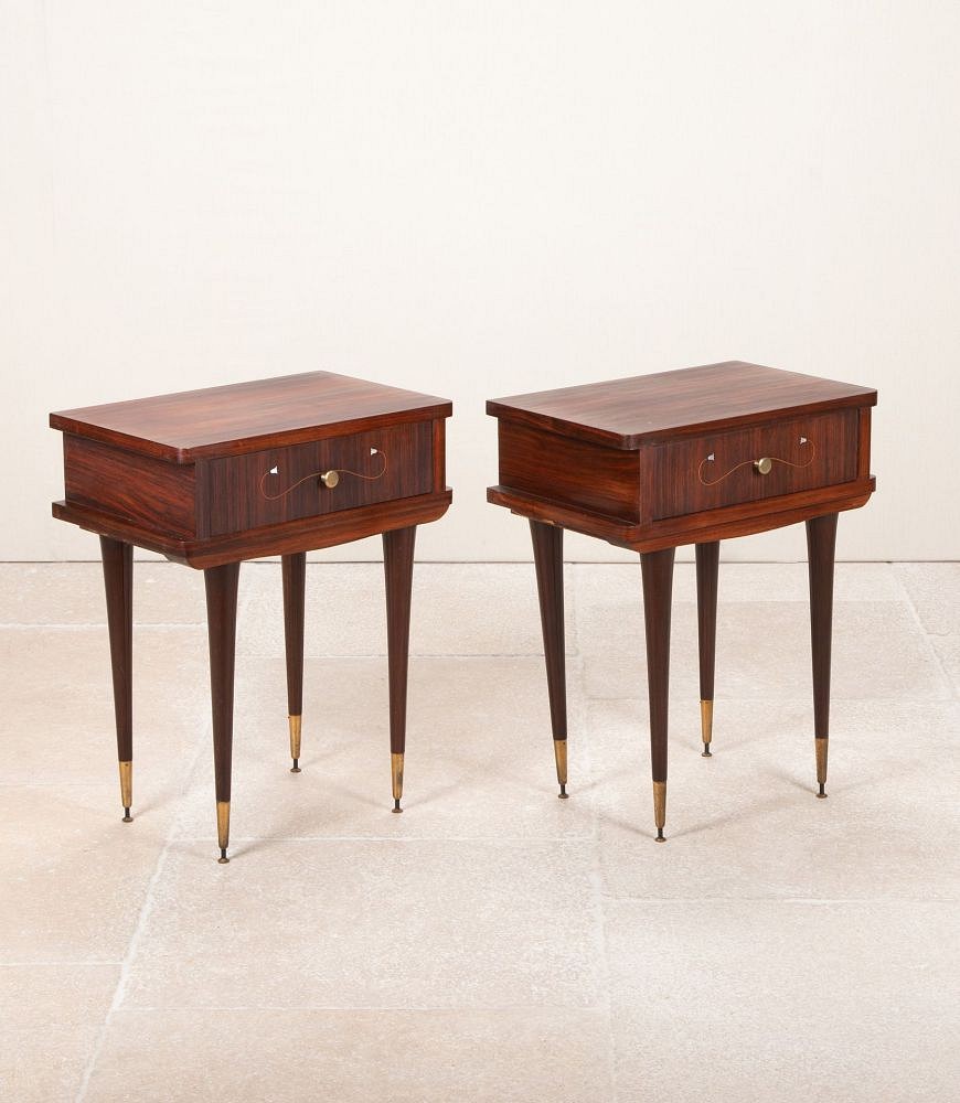 Pair of Mid-Century Italian Bedside Cabinets BD8542614