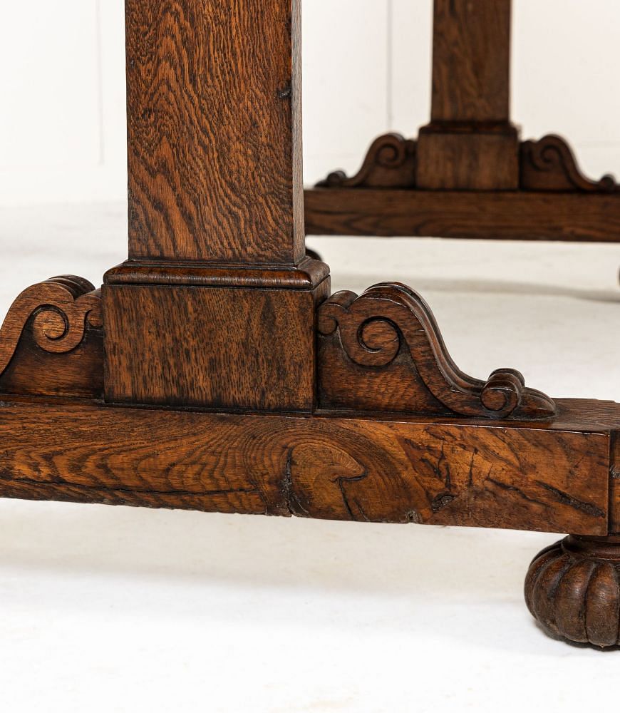 19th Century English Regency Oak Dumb Waiter BK0640641