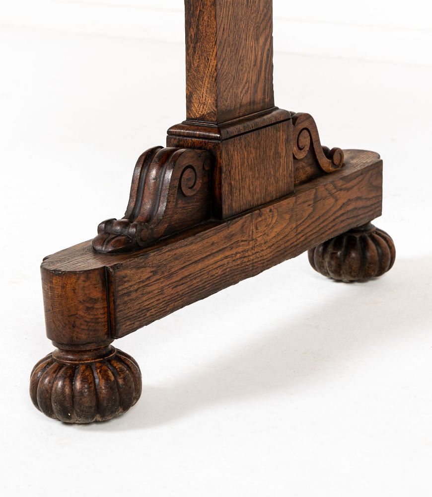 19th Century English Regency Oak Dumb Waiter BK0640641
