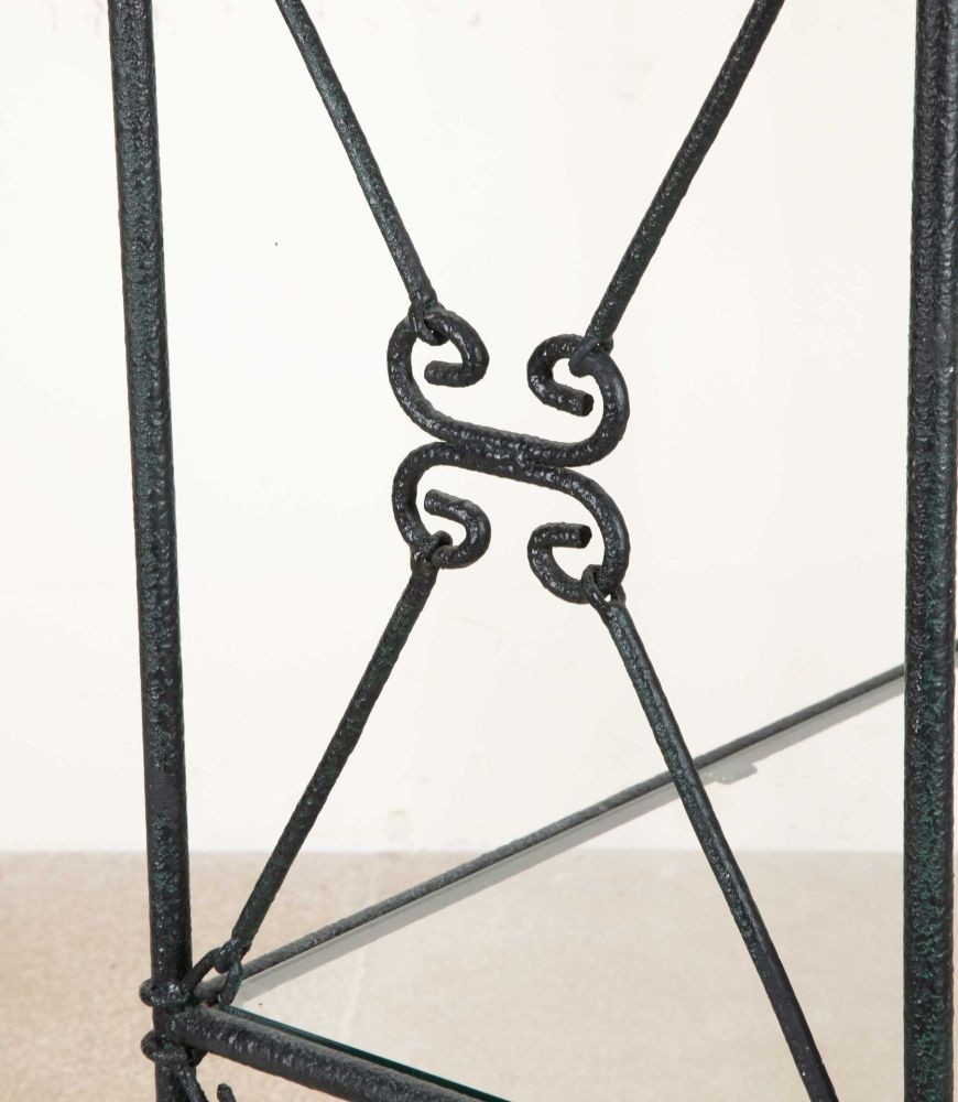 SALE: 20th Century French Metal Etagère Display Shelves BK0742313