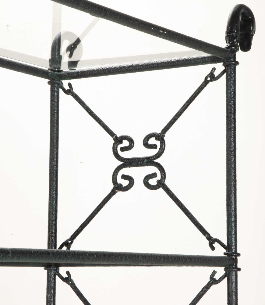 SALE: 20th Century French Metal Etagère Display Shelves BK0742313