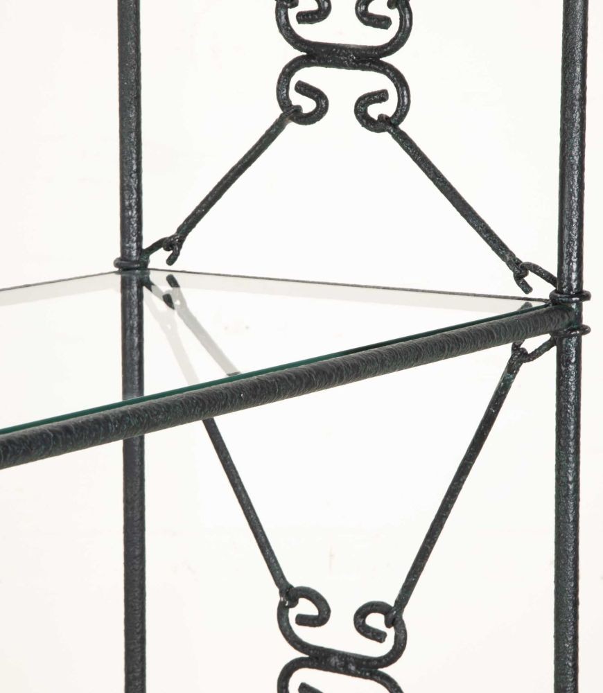 SALE: 20th Century French Metal Etagère Display Shelves BK0742313
