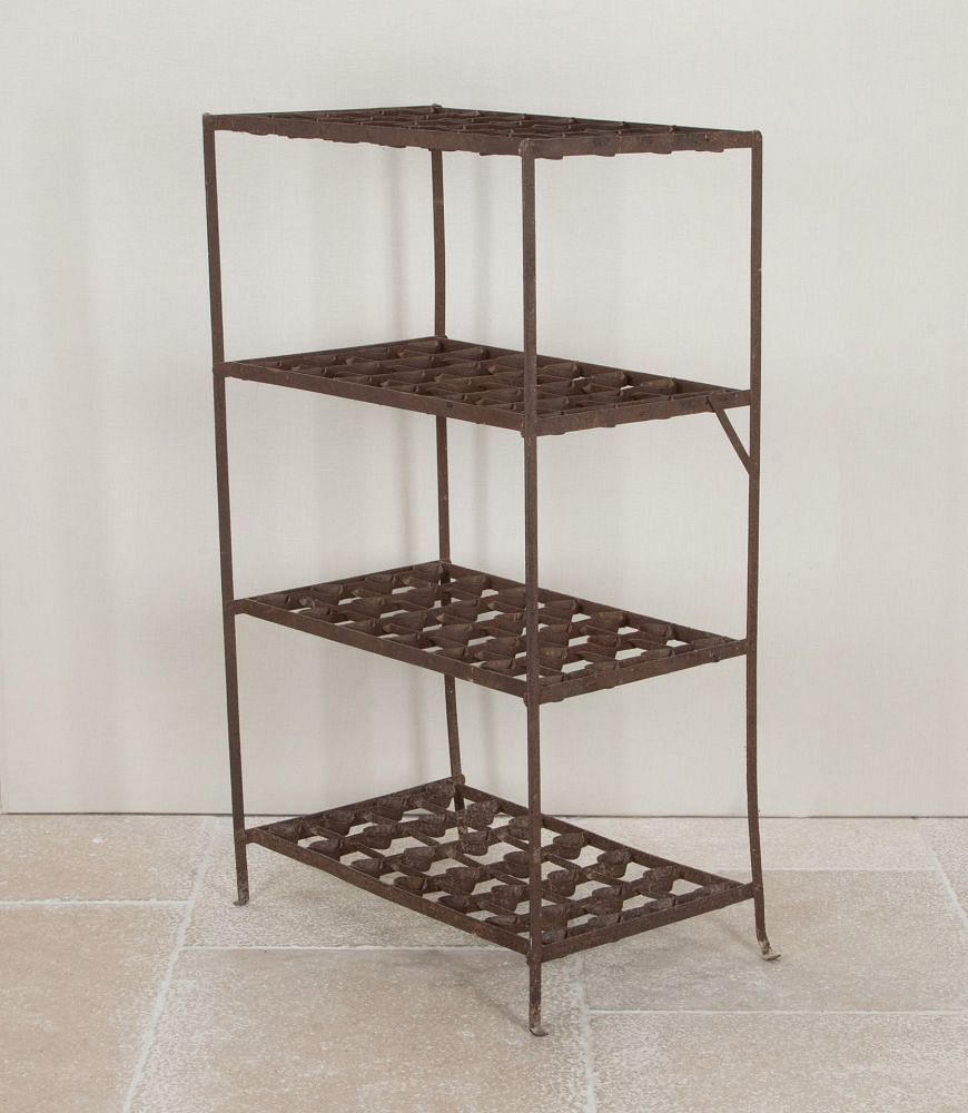 19th Century French Metal Bottle Rack BK2642600