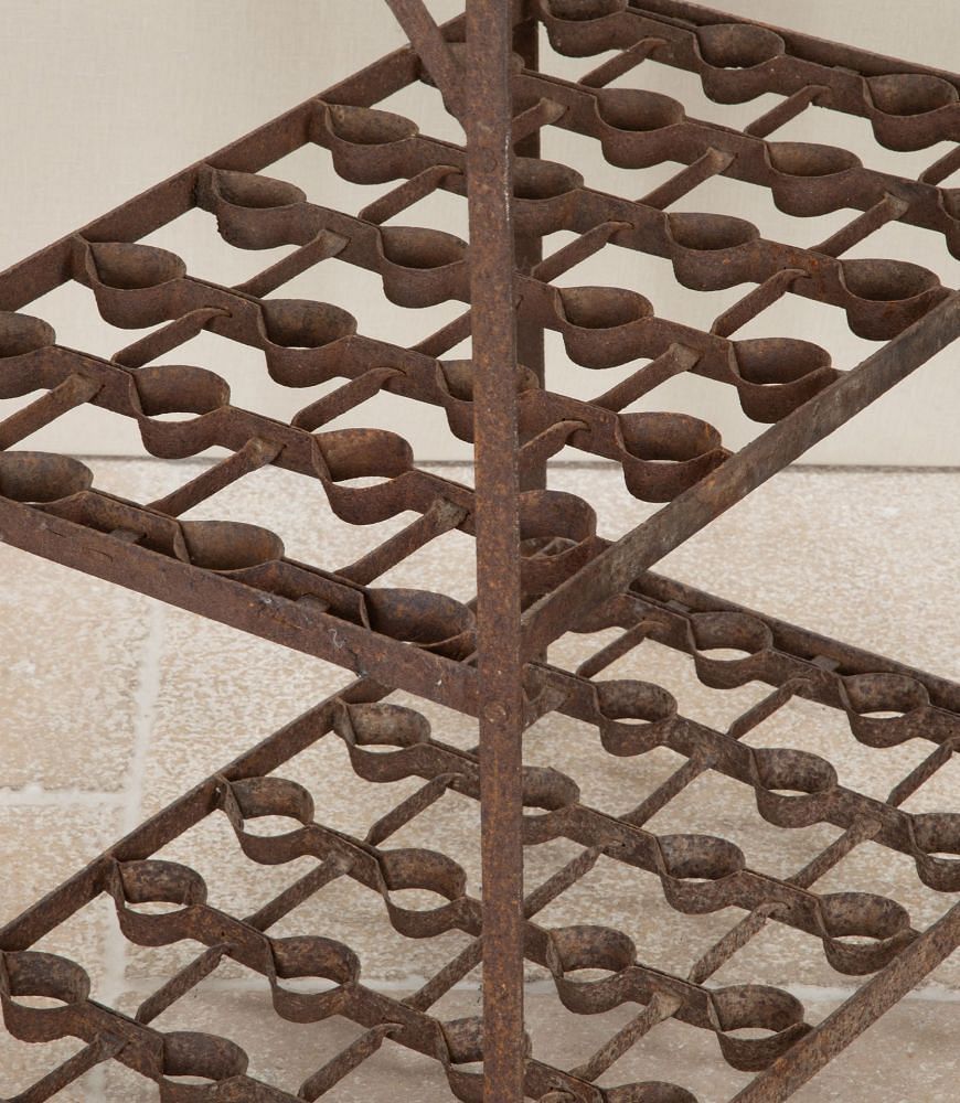 19th Century French Metal Bottle Rack BK2642600