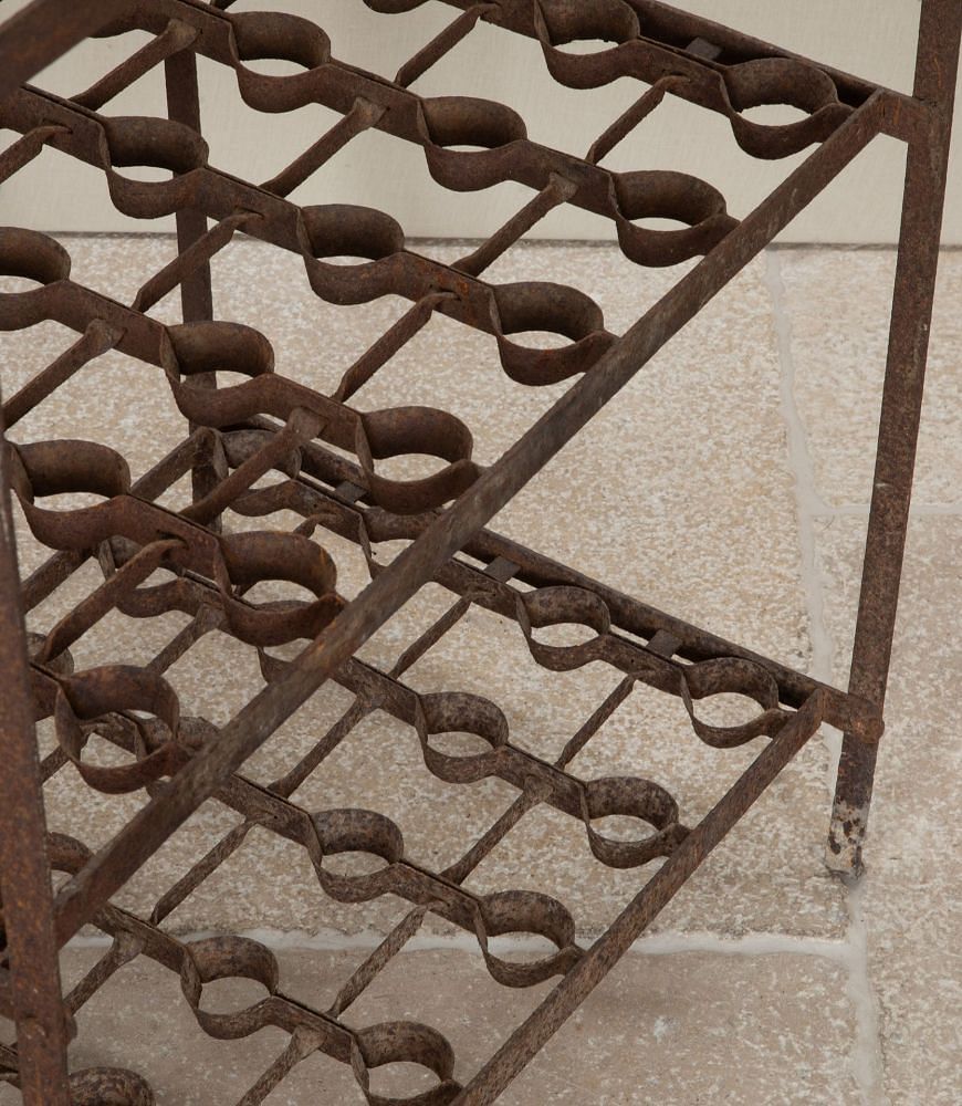 19th Century French Metal Bottle Rack BK2642600