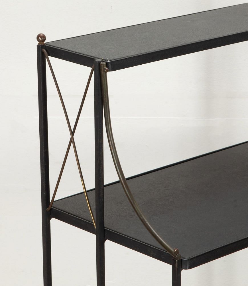 Mid-Century French Iron and Brass Étagère BK5241919