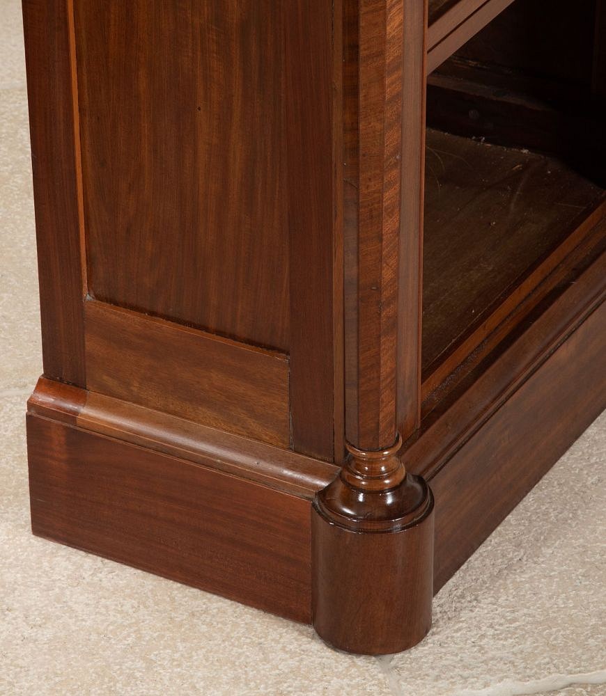 Pair of 19th Century Mahogany Sentry Box Bookcases BK5242817