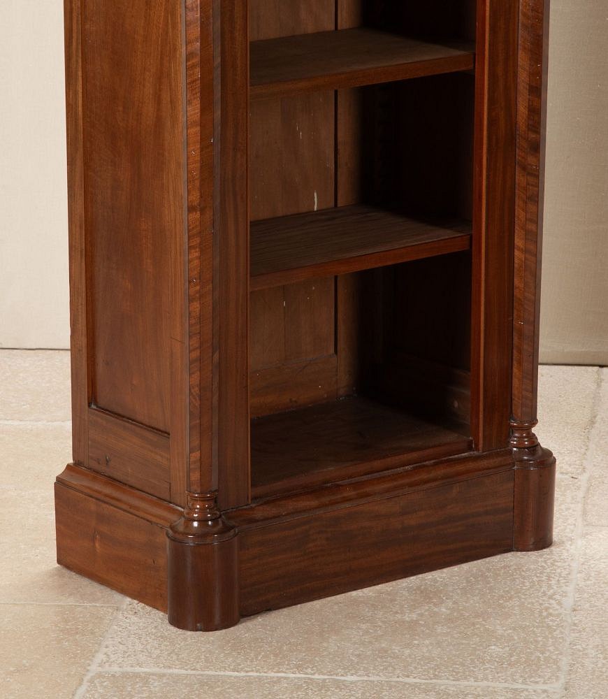 Pair of 19th Century Mahogany Sentry Box Bookcases BK5242817