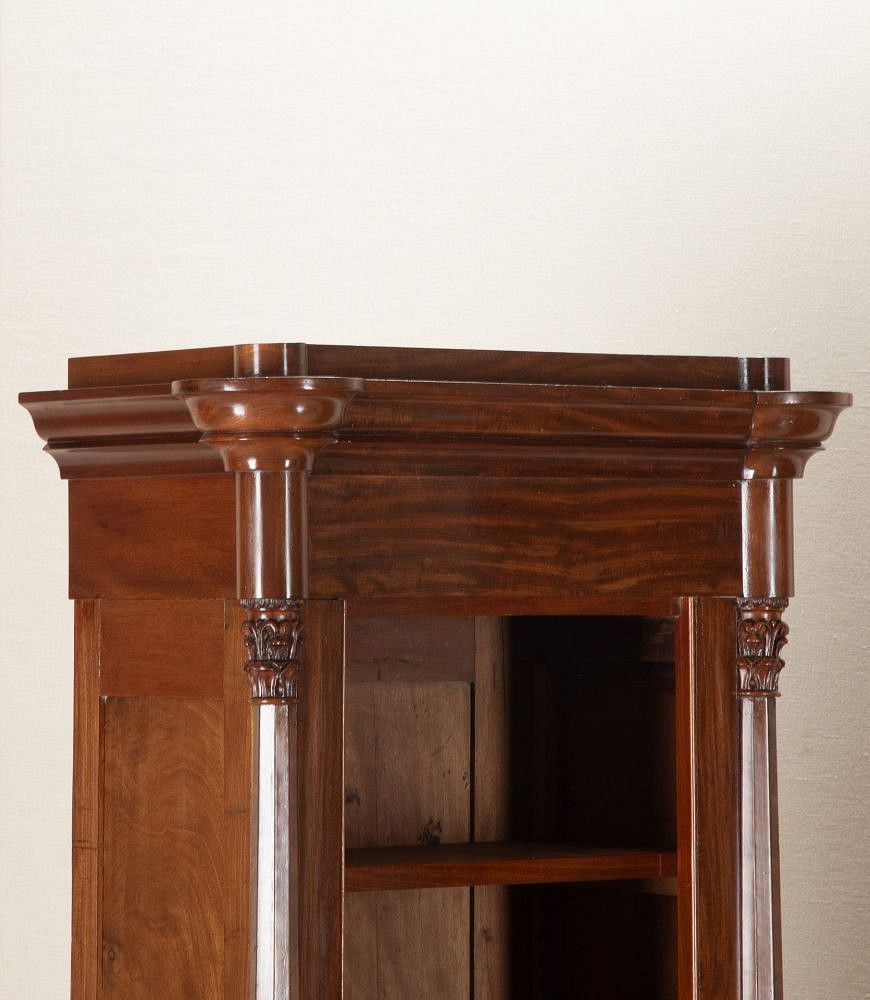 Pair of 19th Century Mahogany Sentry Box Bookcases BK5242817