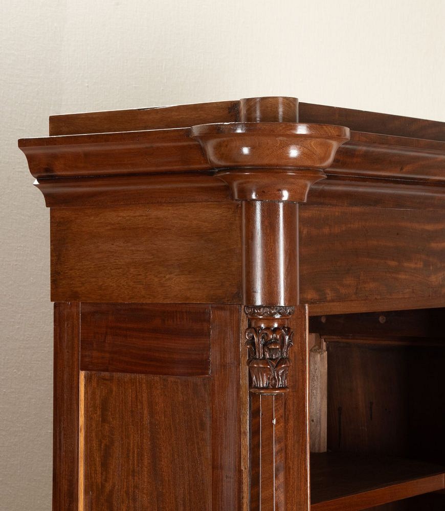 Pair of 19th Century Mahogany Sentry Box Bookcases BK5242817