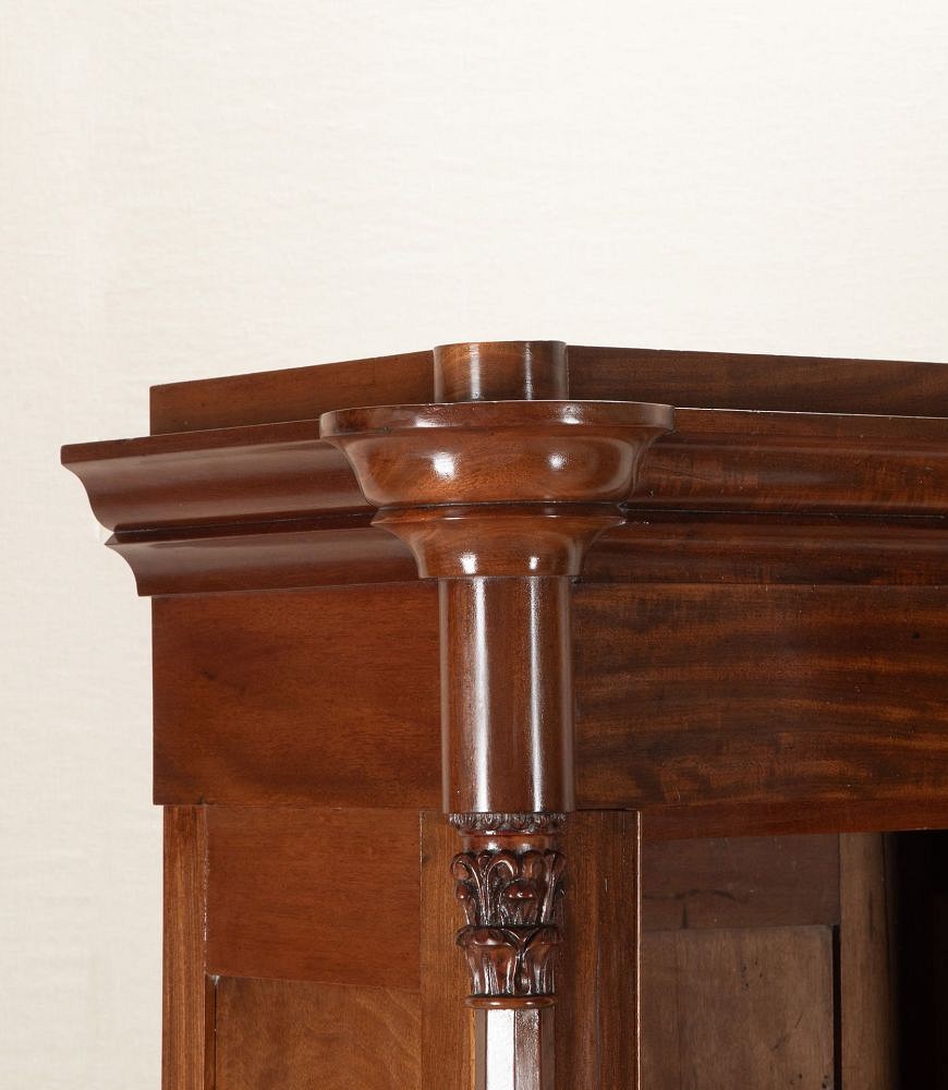Pair of 19th Century Mahogany Sentry Box Bookcases BK5242817