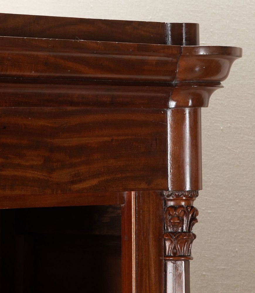 Pair of 19th Century Mahogany Sentry Box Bookcases BK5242817