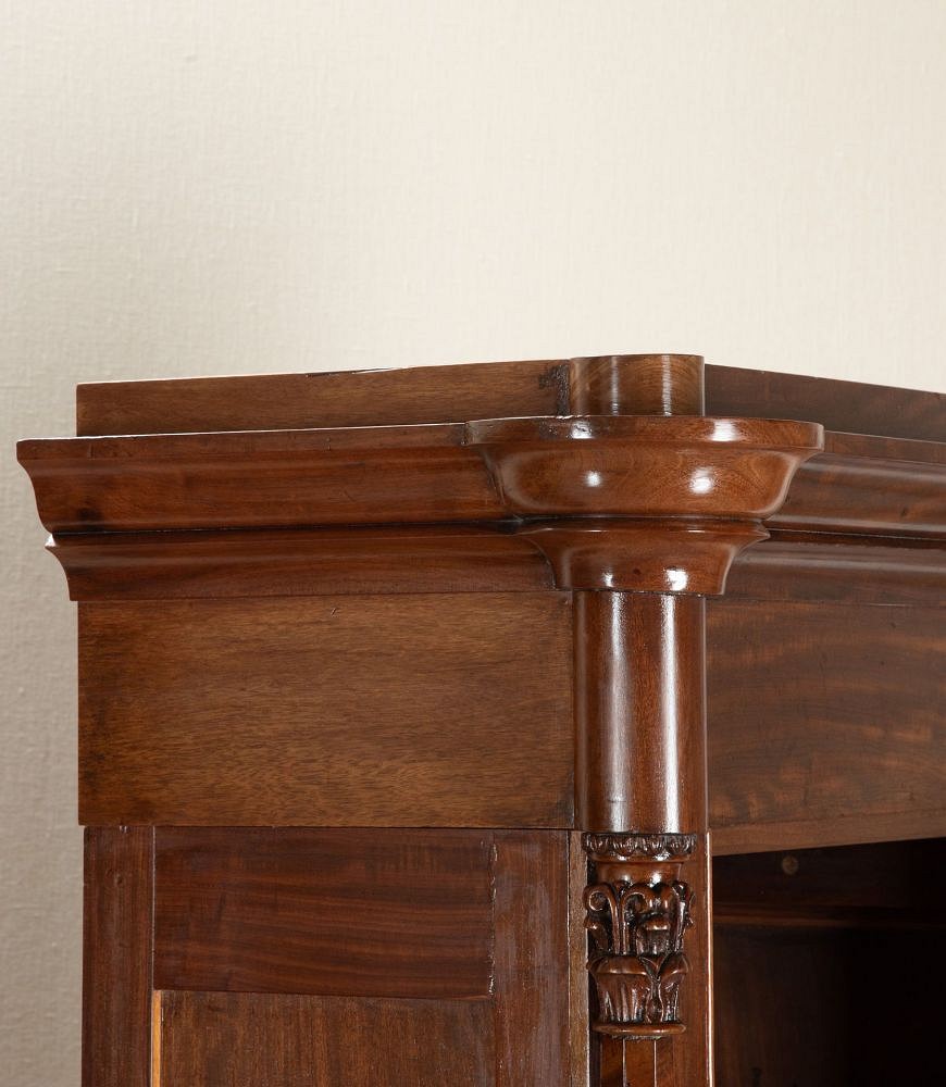 Pair of 19th Century Mahogany Sentry Box Bookcases BK5242817